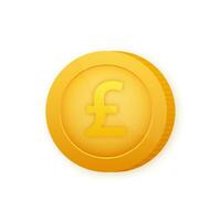 Lira coin, great design for any purposes. Flat style vector illustration. Currency icon