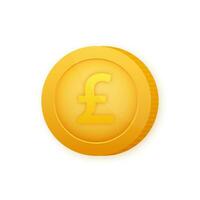 Lira coin, great design for any purposes. Flat style vector illustration. Currency icon