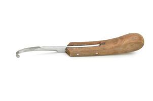 knife for trimming animal hoof photo