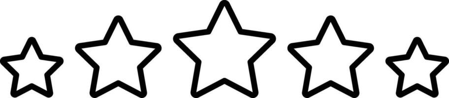 cinco estrellas icono vector en de moda estilo aislado en blanco antecedentes