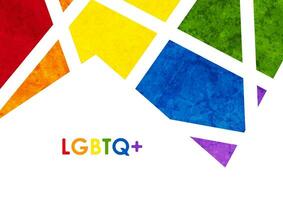 LGBTQ Pride Month abstract vector background