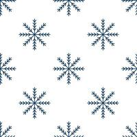 Snowflakes falling seamless pattern. Winter holidays. Cozy season. Christmas and New year. Background, digital paper, wrapping paper. vector