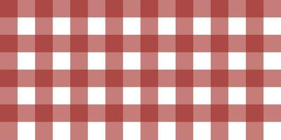 Simple red checkered seamless pattern. Scotland tartan, kilt. Background, banner, wrapping paper, digital paper. Fabrics design. vector