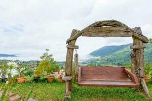 Swing on the hill at Khao Kho photo