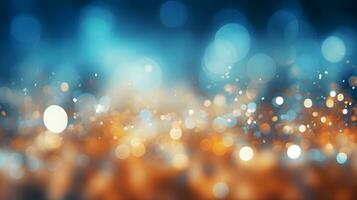 Abstract Blurred Bokeh Light Background photo