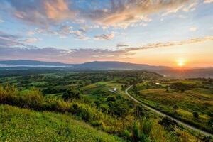 Sunrise at Khao Takhian Ngo View Point photo