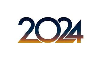 Diseño de fondo de feliz año nuevo 2024. vector