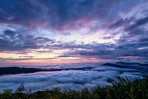 Sunrise at Phu Ruea National Park photo