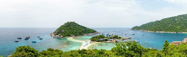 panorama koh nang yuan isla foto