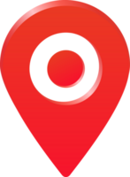 Red Location Icon Symbol png