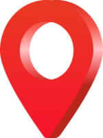 röd plats ikon symbol png