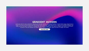 Abstract color gradient modern blurred background and film grain texture template with an elegant vector