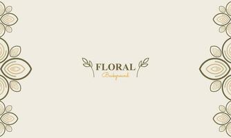 floral antecedentes con resumen natural forma, hoja y floral ornamento en suave pastel color estilo vector
