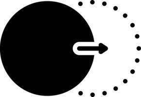 solid icon for shadow vector