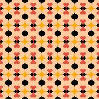 Beautiful seamless pattern design for decorating, backdrop, fabric, wallpaper and etc. vector