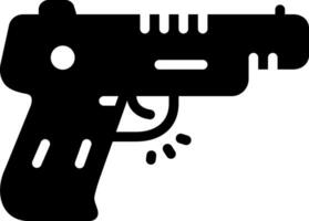 solid icon for trigger vector