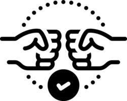 solid icon for commit vector