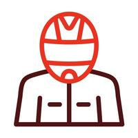 Driver Vector Thick Line Two Color Icons For Personal And Commercial Use.