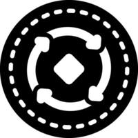 solid icon for consists vector