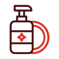 Dish Soap Vector Thick Line Two Color Icons For Personal And Commercial Use.