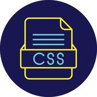 CSS File Format Vector Icon