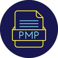 PMP File Format Vector Icon