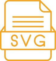 SVG File Format Vector Icon