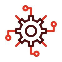 Automate Vector Thick Line Two Color Icons For Personal And Commercial Use.