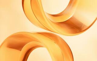 Abstract curve geometries background, 3d rendering. photo