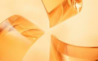 Abstract curve geometries background, 3d rendering. photo