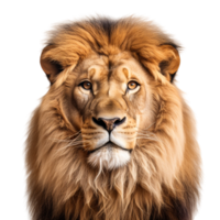 une Beau Masculin Lion ai génératif png
