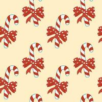 Christmas lollipop seamless pattern. Vector. Perfect for textile, wallpaper or print design. vector