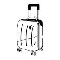 Trendy Travel Bag vector