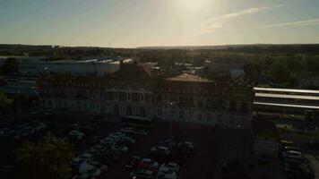 Aranjuez Train Station in Madrid from above video