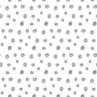 seamless pattern with hand drawn circle swirl. Curl background for your design. Snail. Wrapping paper vector