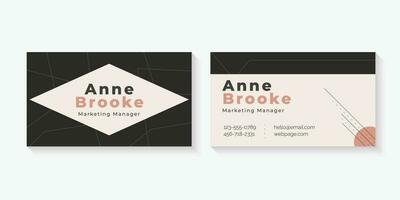 Creative Simple Business card Design Pro vector