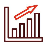 Improvement Vector Thick Line Two Color Icons For Personal And Commercial Use.