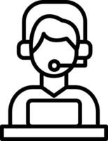 Remote Support Vector Icon Design