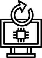 Hardware Upgrade Vector Icon Design