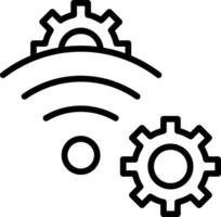 Wireless Network Setup Vector Icon Design