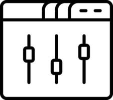 diseño de icono de vector de configuración