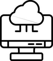 Cloud Computing Vector Icon Design