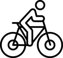 diseño de icono de vector de ciclismo