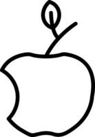 diseño de icono de vector de manzana