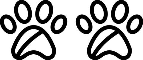 Paw Vector Icon Design