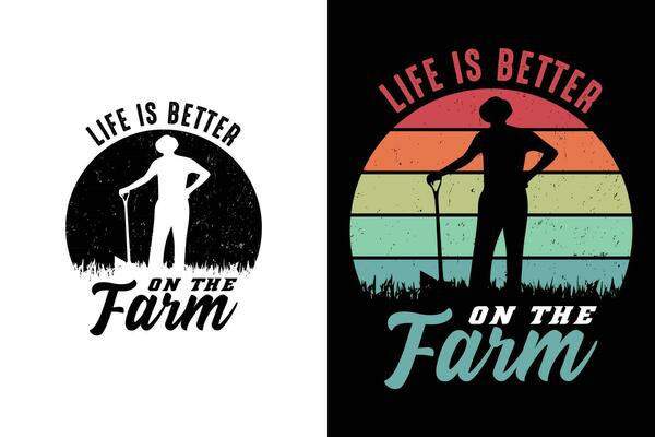 Life Is Better On The Farm Funny T Shirt Life Is Better On The Farm Funny T Shirt