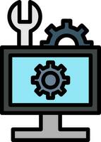 Hardware Troubleshooting Vector Icon Design