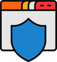 Internet Security Vector Icon Design