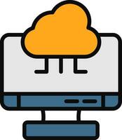 Cloud Computing Vector Icon Design