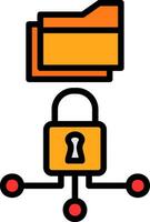 Data Encryption Vector Icon Design